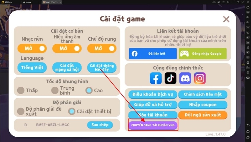 sửa lỗi game Play Together VNG đơn giản hình 7