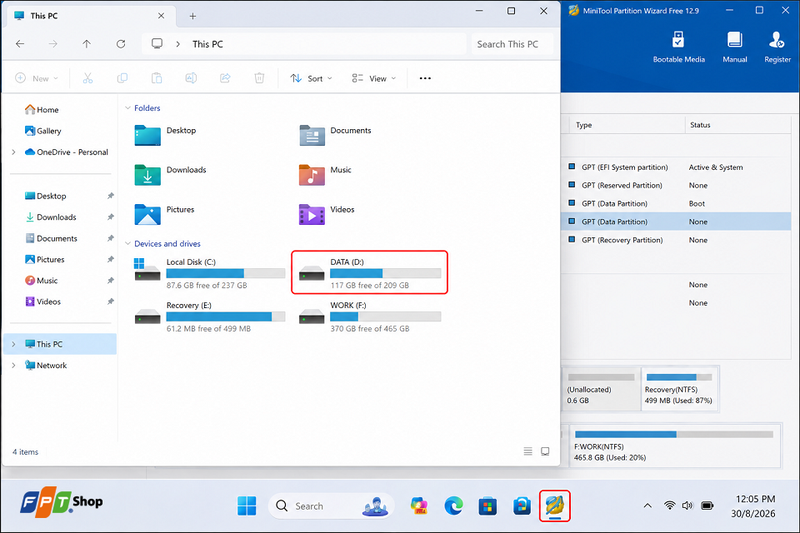 Kiểm tra ổ đĩa trong File Explorer