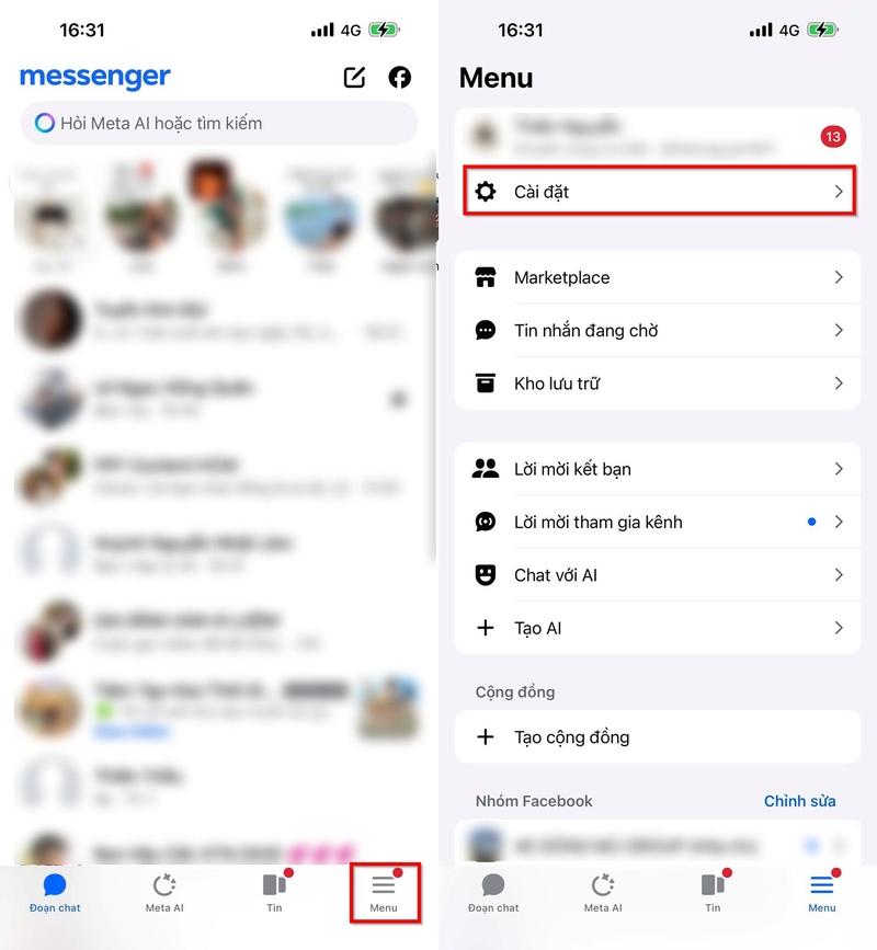 Cách khắc phục lỗi không mở được link TikTok từ Messenger ảnh 1