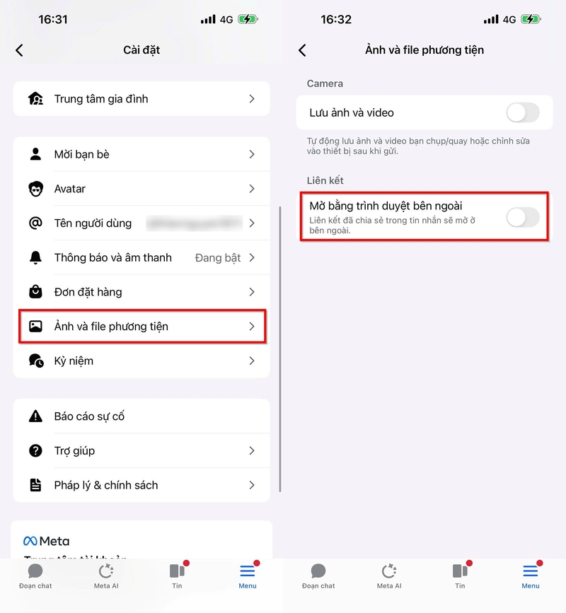 Cách khắc phục lỗi không mở được link TikTok từ Messenger ảnh 2