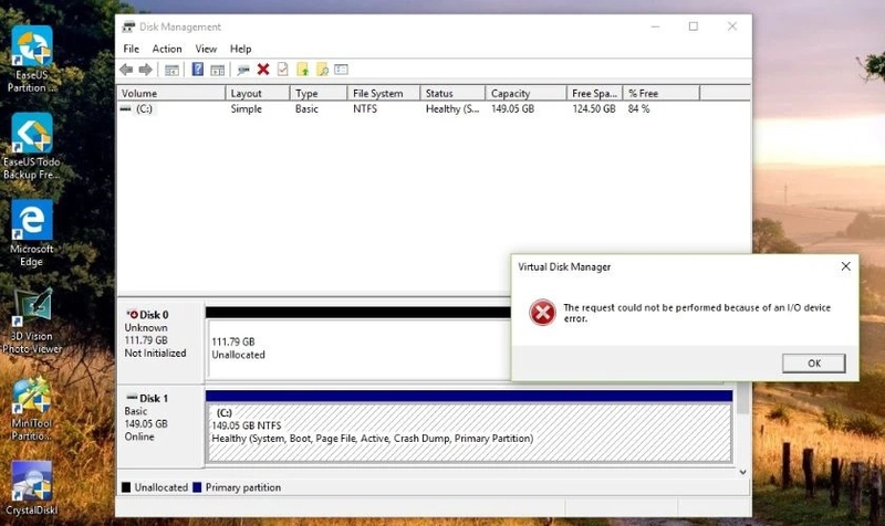 sửa lỗi ổ cứng Not Initialized 2