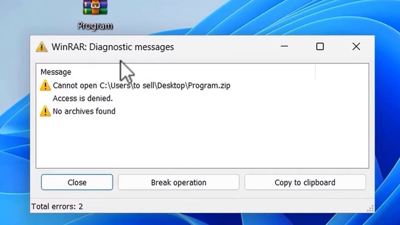 WinRAR bị lỗi là gì? Cách nhận biết WinRAR bị lỗi khi nén hoặc giải nén tệp tin