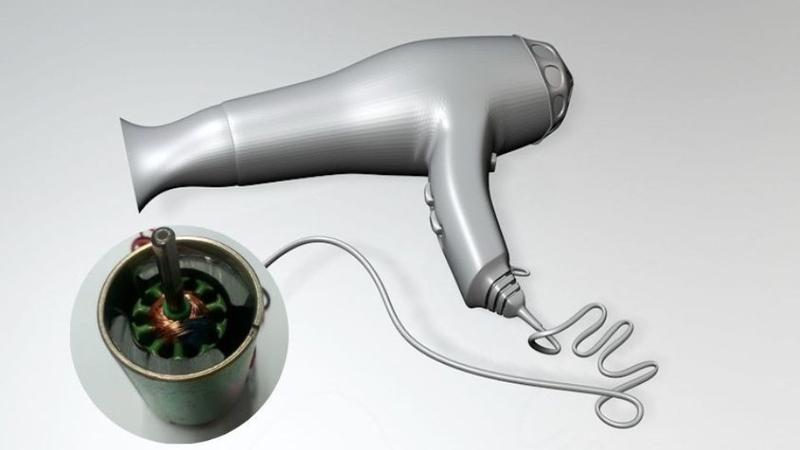 Máy sấy tóc bị chập điện