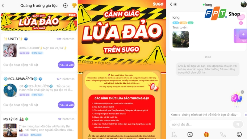 Người dùng nên chủ động cảnh giác khi tham gia ứng dụng Sugo