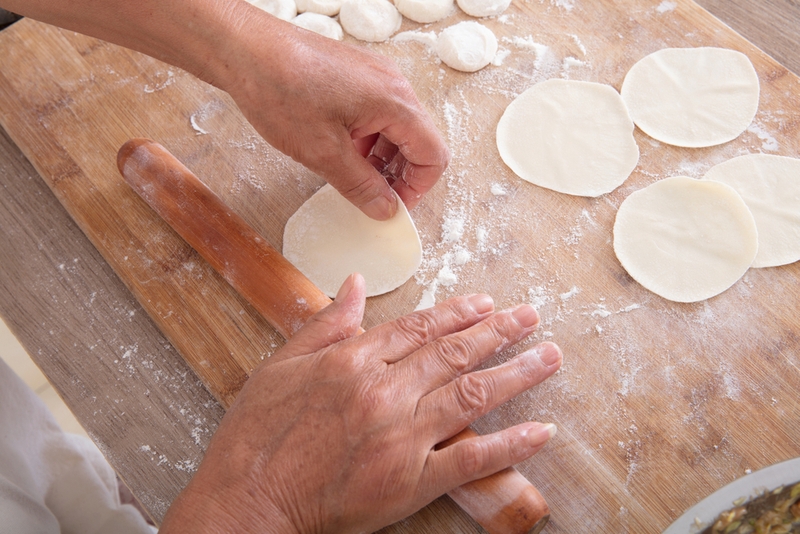 Sủi cảo nhân thịt và cần tây 3
