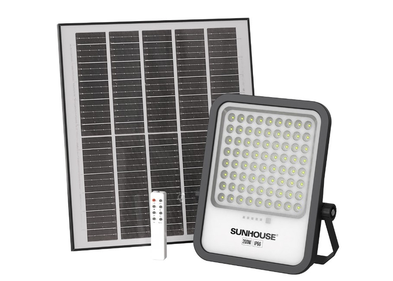 Đèn pha năng lượng mặt trời Sunhouse Eco SHE-LECPLSE01.200W - hình 1