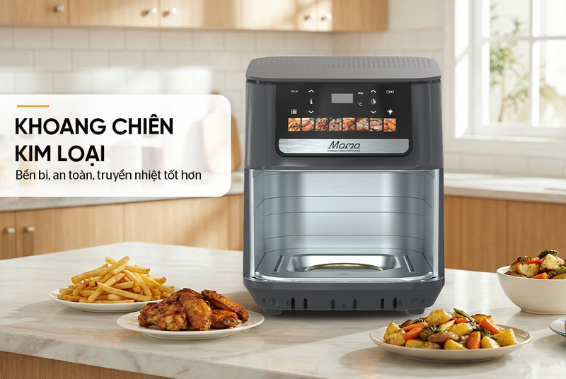 Nồi chiên không dầu điện tử Sunhouse Mama 10 lít SHD4096 - hình 9
