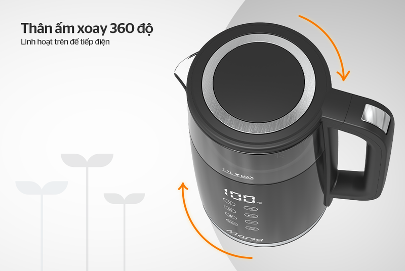 Bình đun siêu tốc thủy tinh Sunhouse Mama 1.7 lít SHD1333 - hình 7