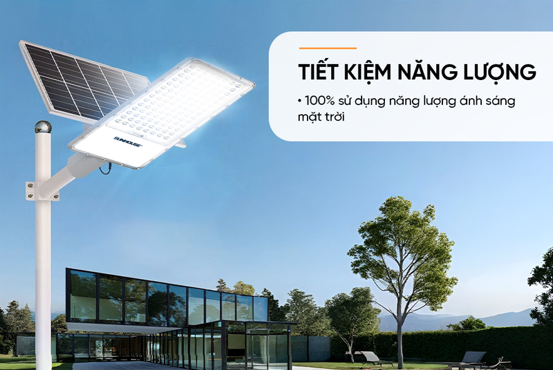 Đèn đường năng lượng mặt trời Sunhouse rời thể Eco SHE-LECRTSE01.300W - hình 1-5
