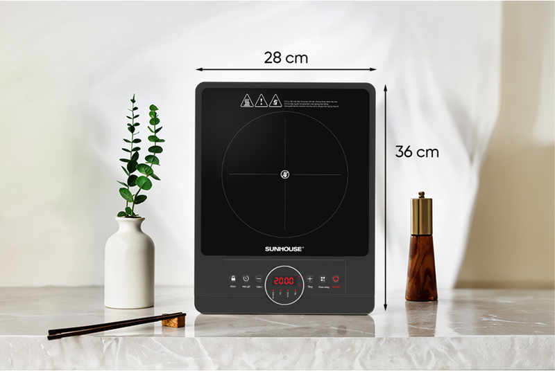 Bếp hồng ngoại đơn Sunhouse SHD6012A 2000W - hình 2