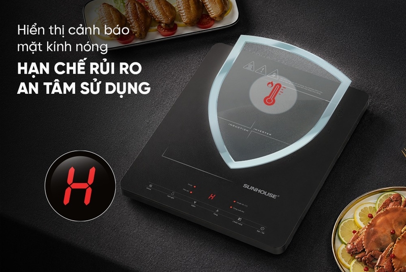 Bếp điện từ đơn cảm ứng Sunhouse SHD6807 2000W - hình 7