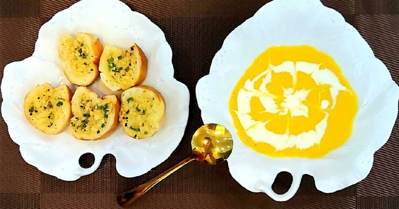 Súp bí đỏ kem tươi ảnh 9