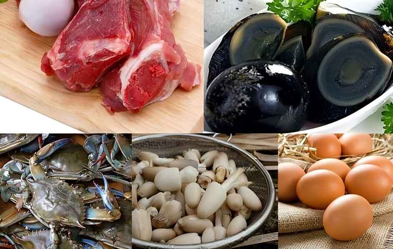 Công thức nấu súp cua óc heo với trứng bắc thảo