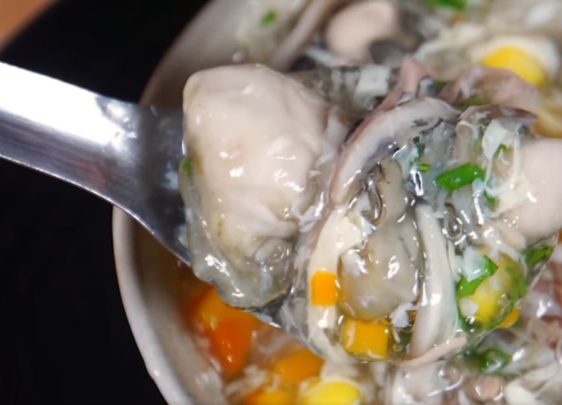 súp hàu trứng bắc thảo 4