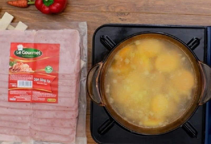 Súp khoai lang dăm bông ảnh 4