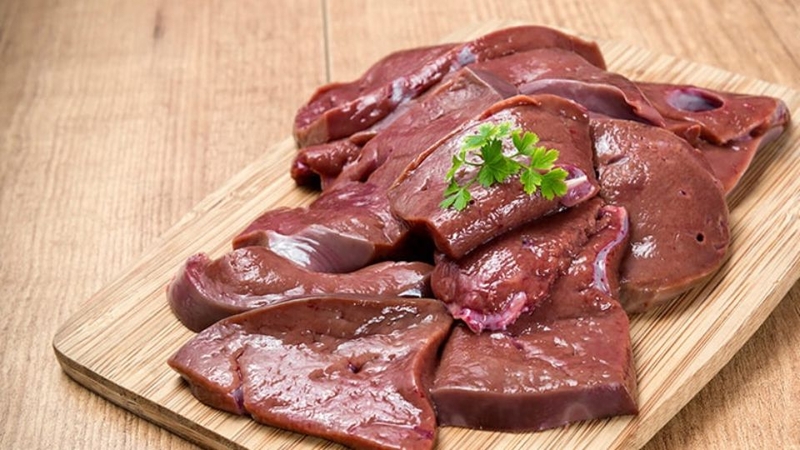 Gan bò và gan lợn