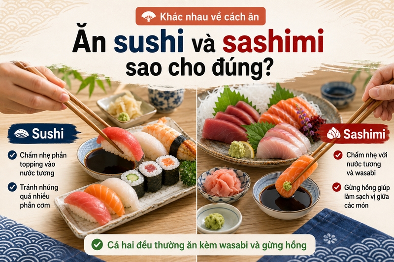 Khác nhau về cách ăn