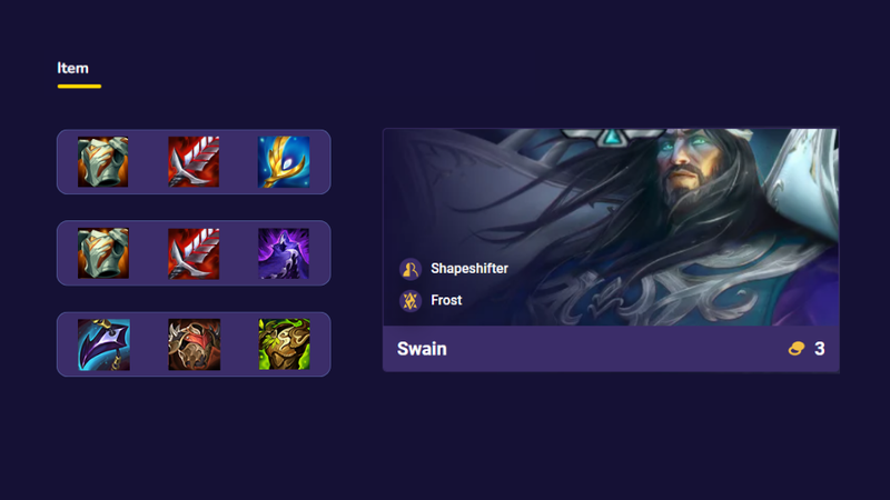 Trang bị mạnh nhất cho Swain mùa 12 DTCL