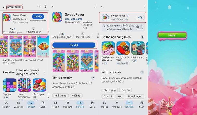 Đối với Android