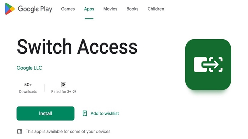 Switch Access là một ứng dụng trên Google Play Store