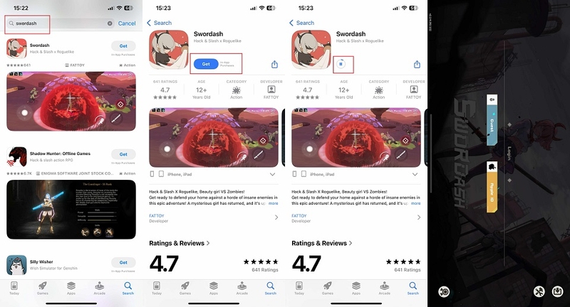 Hướng dẫn tải Swordash trên iOS