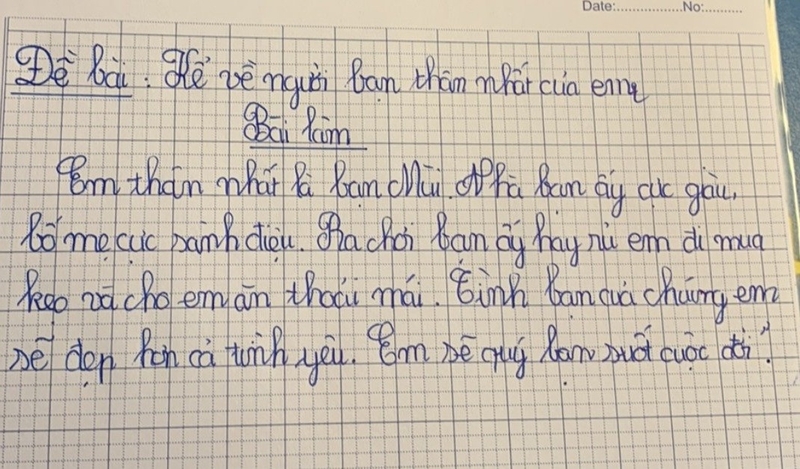 tả bạn thân 1
