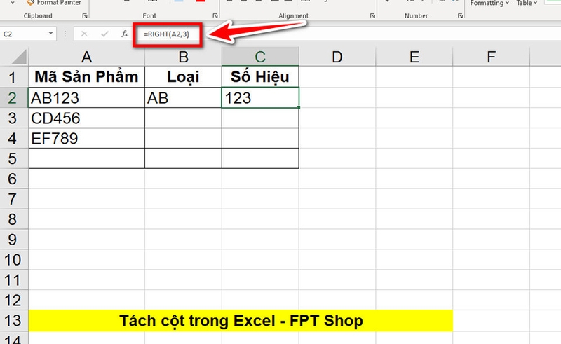 Tách cột trong Excel - 10