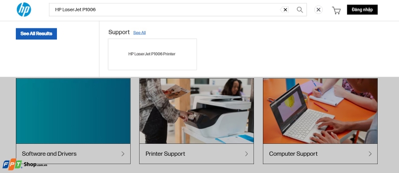 Tải driver máy in HP LaserJet P1006 ảnh 2