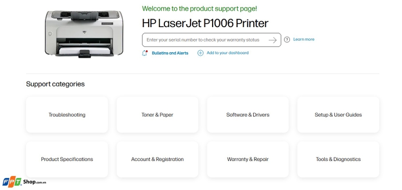 Tải driver máy in HP LaserJet P1006 ảnh 3