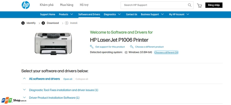 Tải driver máy in HP LaserJet P1006 ảnh 4