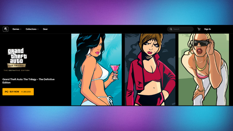 Mua Vice City trên Rockstar Games Launcher
