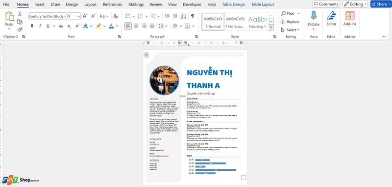 Tải mẫu CV xin việc đơn giản ảnh 10