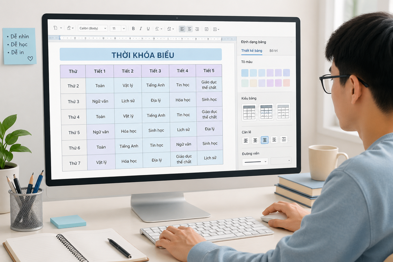 tải mẫu thời khóa biểu đẹp file Word ảnh 11