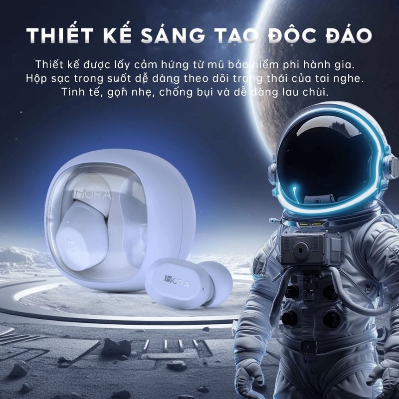 Tai nghe bluetooth 1Hora AUT208 Thiết kế lấy cảm hứng từ không gian vũ trụ