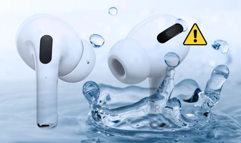 tai nghe Bluetooth bị ướt 1