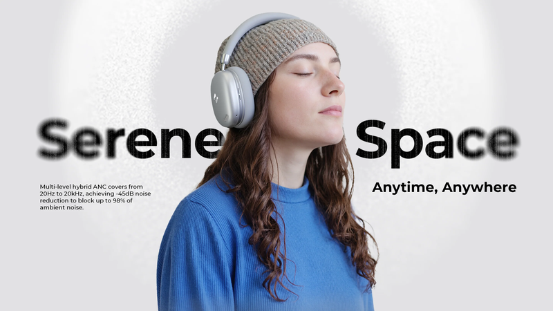 Tai nghe Bluetooth choàng đầu Havit Space S1 - Không gian yên tĩnh, tận hưởng mọi lúc mọi nơi