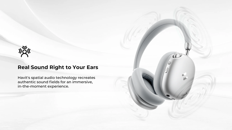 Tai nghe Bluetooth choàng đầu Havit Space S1 - Âm thanh không gian sống động, chân thực
