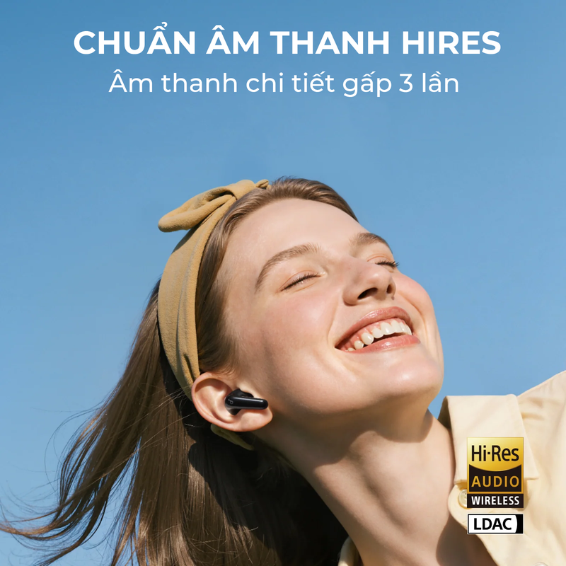 Tai nghe Bluetooth nhét tai Anker Soundcore R60i NC - Âm thanh Hi-Res sắc nét với codec LDAC