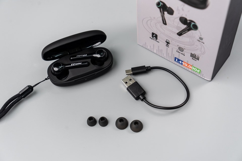 Tai nghe bluetooth F.Power TS-100 tương tác chạm cảm ứng hiện đại, thao tác đơn giản