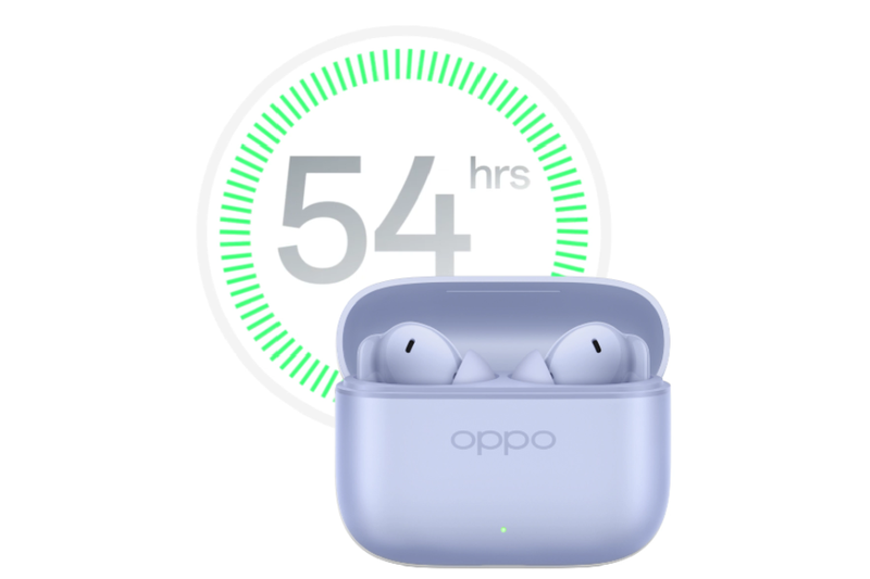 Tai nghe Bluetooth nhét tai OPPO Enco Buds3 Pro hưởng thức âm nhạc bất tận với thời lượng pin 54 giờ