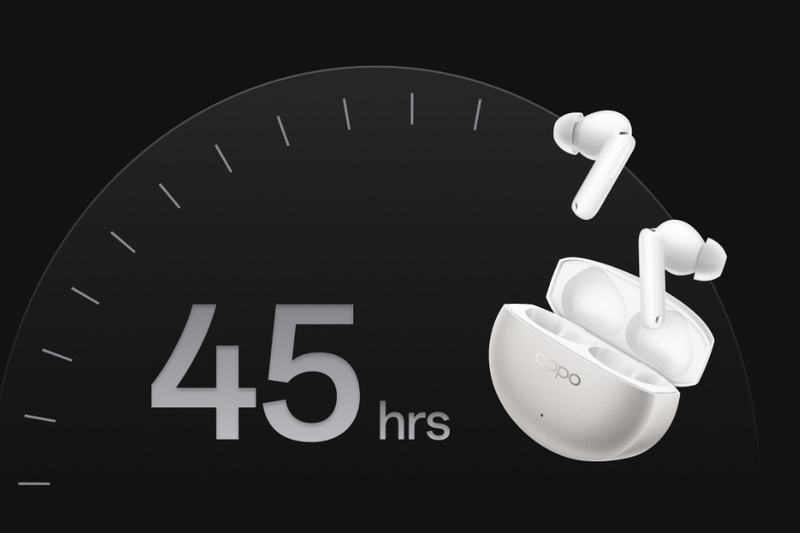 Tai nghe Bluetooth nhét tai OPPO Enco X3s Thời gian phát nhạc đến 45 giờ