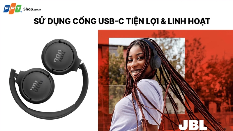 Tai nghe choàng đầu JBL Tune 520BT