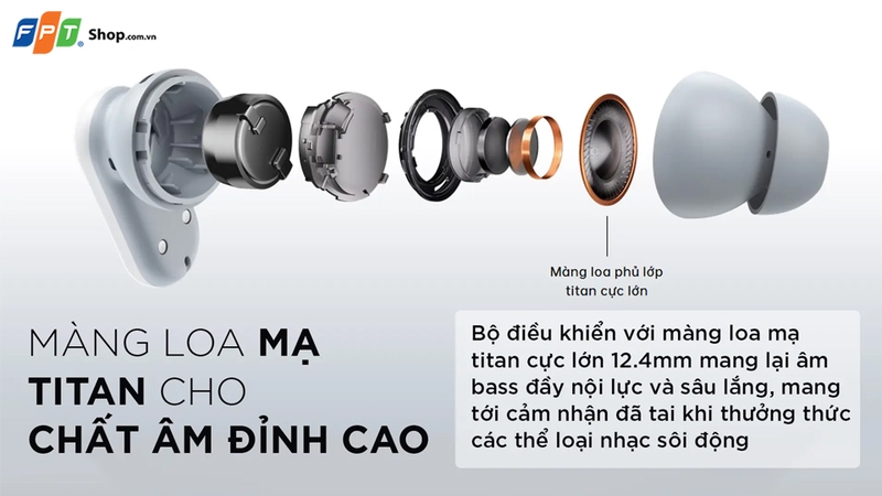 Tai nghe nhét tai OPPO Enco Buds 2 Pro