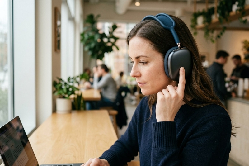 Dòng tai nghe AirPods Max 2024 sử dụng hệ thống micro tiên tiến
