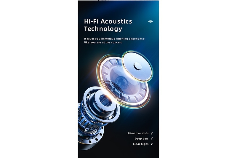 Tai nghe nhét tai Rock Obsidian Stereo Trắng mang tới trải nghiệm âm thanh vòm sống động