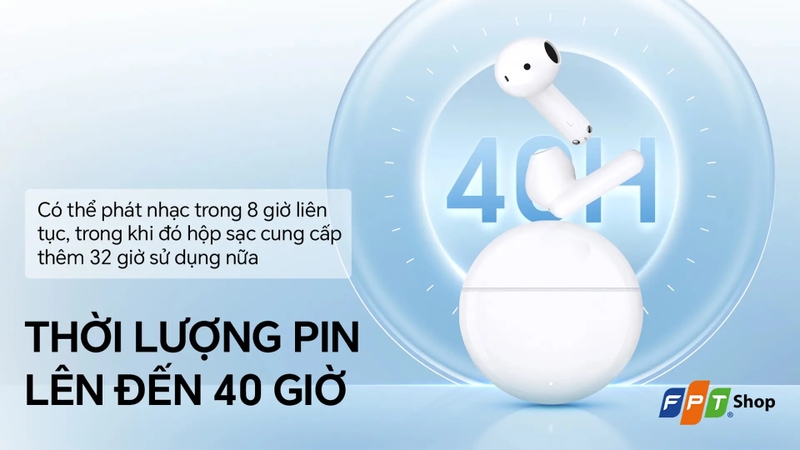 Tai nghe HONOR pin bền bỉ cho ngày dài trọn vẹn