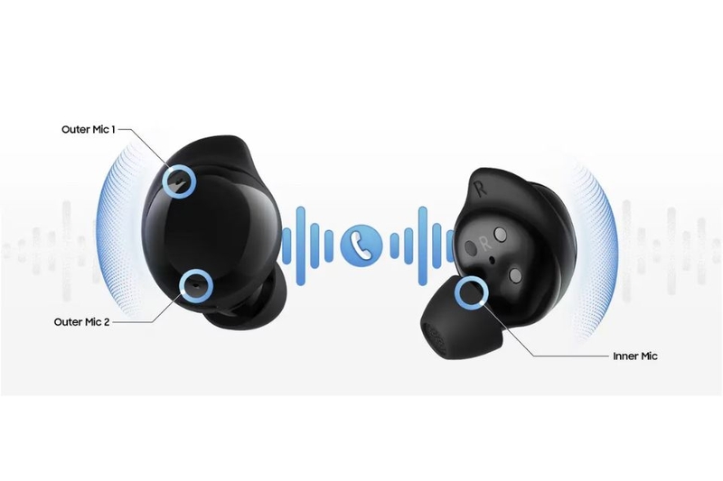 Samsung Galaxy Buds Core R410 với 3 micro tích hợp