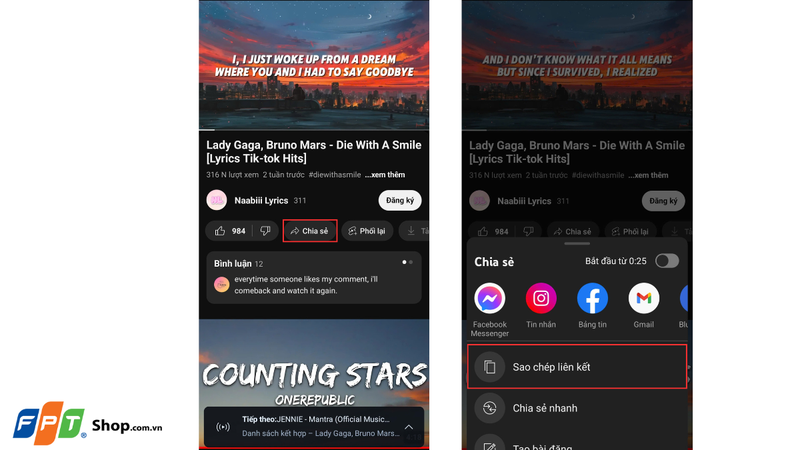 Cách tải nhạc YouTube về điện thoại Android 1