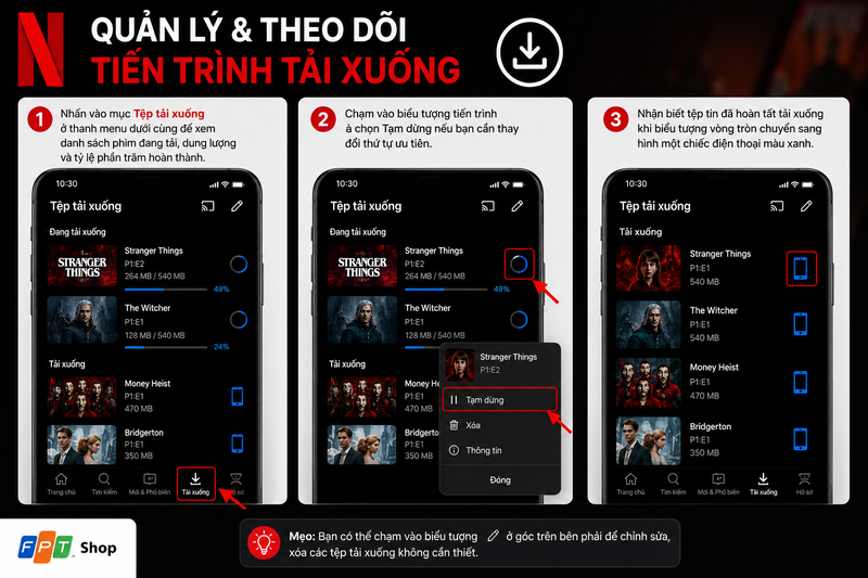 tải nội dung Netflix để xem offline 3