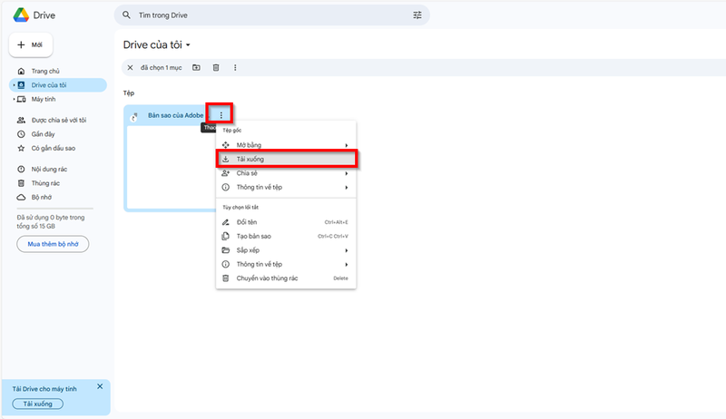 Cách tải tệp quá lớn không có bản xem trước trên Google Drive ảnh 3